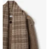 Jacke aus Wollmischung mit abnehmbarem Schal