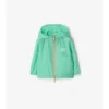 Kapuzenjacke aus Nylon mit Karomuster