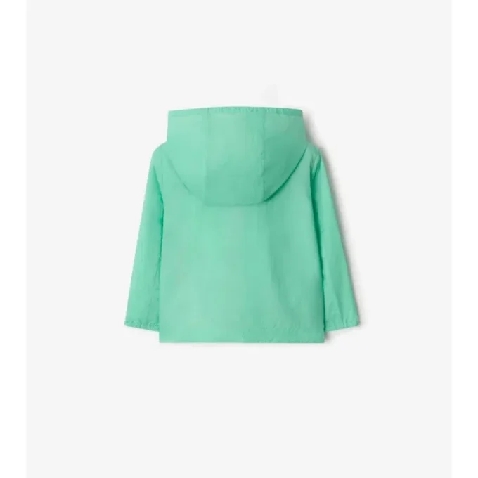 Kapuzenjacke aus Nylon mit Karomuster
