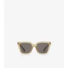 Karierte Sonnenbrille mit Gravur 
