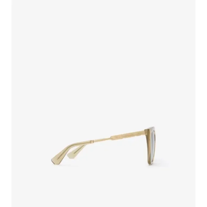 Karierte Sonnenbrille mit Gravur 