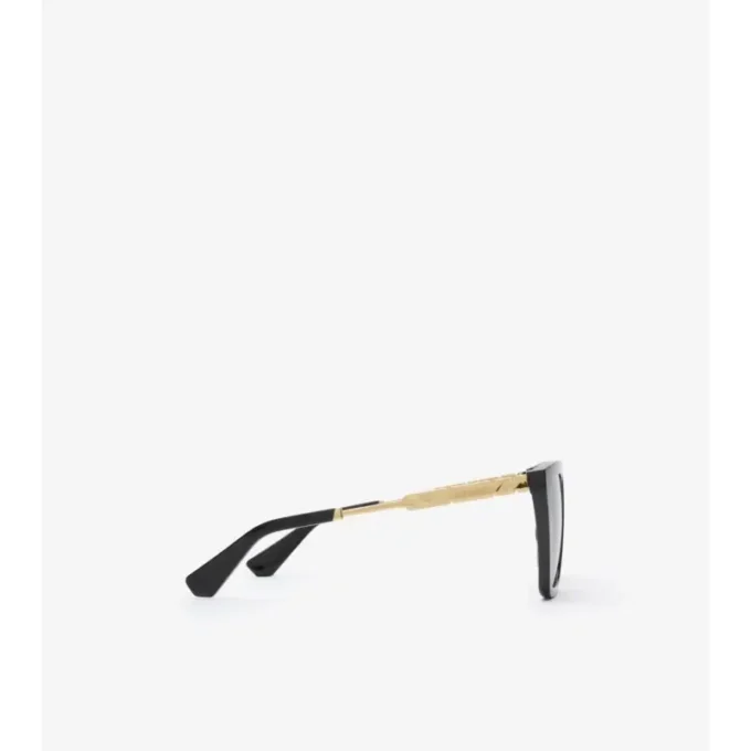 Karierte Sonnenbrille mit Gravur 