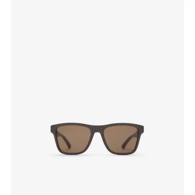 Karierte Sonnenbrille mit quadratischem Rahmen
