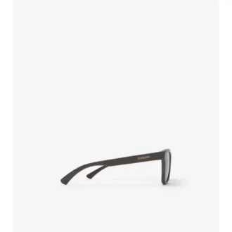 Karierte Sonnenbrille mit quadratischem Rahmen