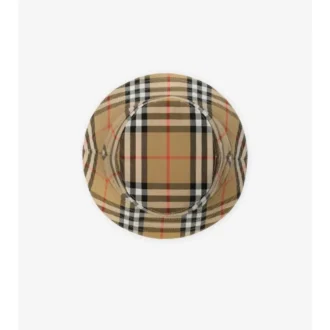 Karierter Baumwoll-Bucket-Hat