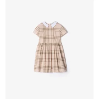 Kariertes Baumwollkleid