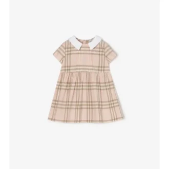 Kariertes Baumwollkleid