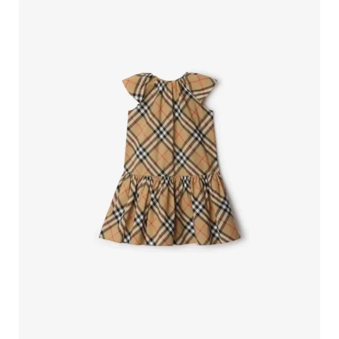 Kariertes Baumwollkleid