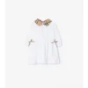 Kariertes Baumwollkleid mit Bloomers