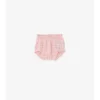 Kariertes Baumwollkleid mit Bloomers