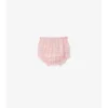 Kariertes Baumwollkleid mit Bloomers