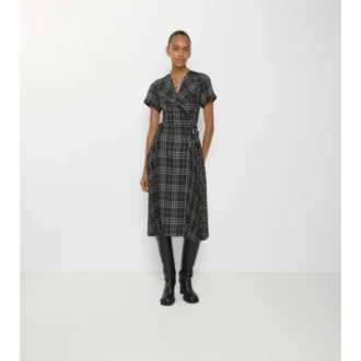 Kariertes Kiltkleid aus Wollmischung