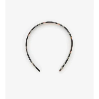 Kariertes Stirnband aus Acetat