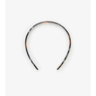 Kariertes Stirnband aus Acetat