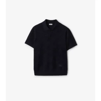 Kariertes Woll-Poloshirt