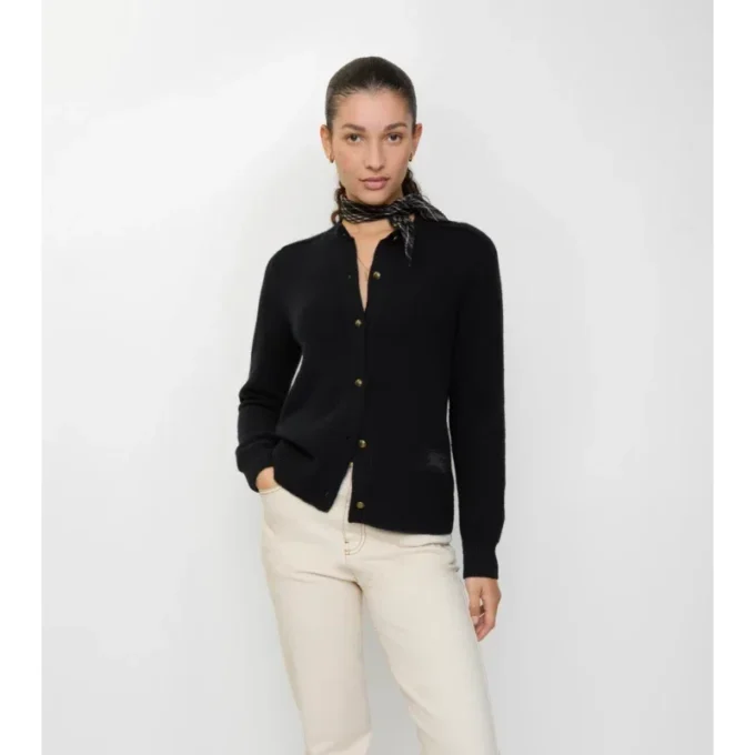 Kaschmir-Strickjacke