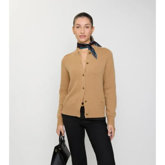 Kaschmir-Strickjacke