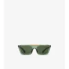 Klassische rechteckige Sonnenbrille 