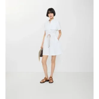 Kleid aus Baumwollpopeline