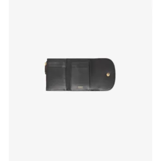 Kleine Brieftasche mit Karomuster