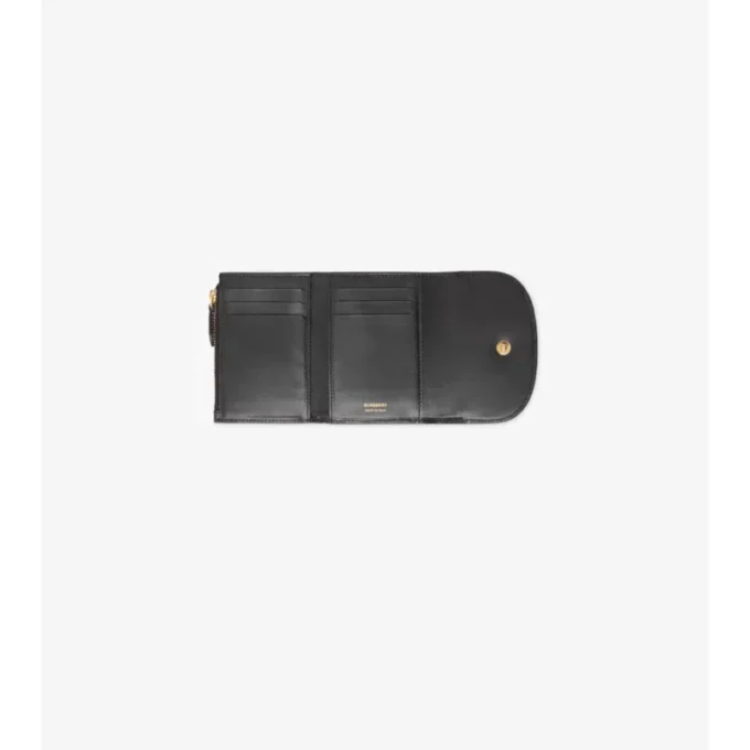 Kleine Brieftasche mit Karomuster