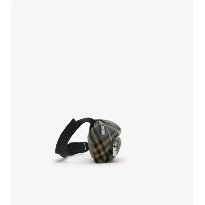Kleine Gürteltasche mit Karomuster