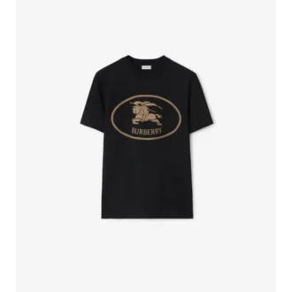 Knight-Stamp-Baumwoll-T-Shirt
