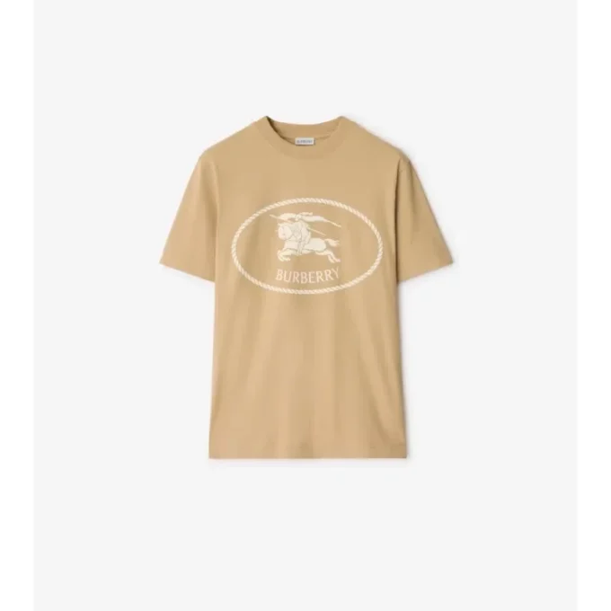 Knight-Stamp-Baumwoll-T-Shirt