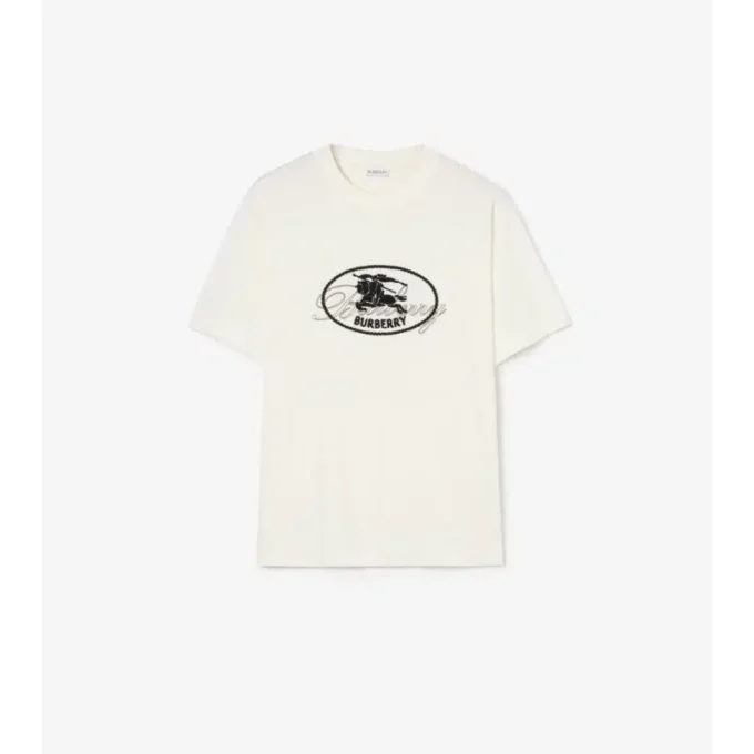 Knight-Stamp-Baumwoll-T-Shirt