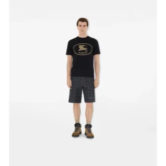Knight-Stamp-Baumwoll-T-Shirt