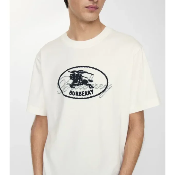Knight-Stamp-Baumwoll-T-Shirt