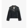 Kürzliche Denim-Mayfair-Trenchjacke
