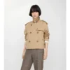 Kurze Gabardine-Mayfair-Trenchjacke