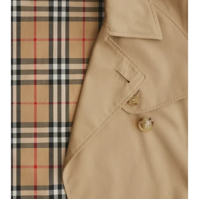 Kurze Gabardine-Mayfair-Trenchjacke