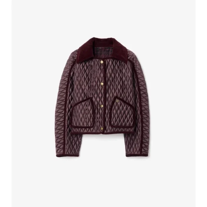 Kurze, gesteppte Floriston-Jacke aus Nylon