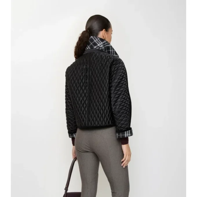 Kurze, gesteppte Floriston-Jacke aus Nylon