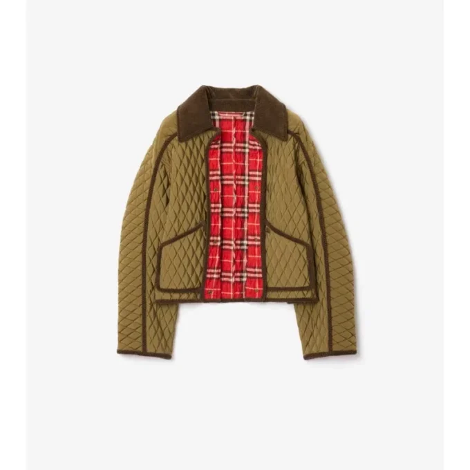 Kurze, gesteppte Floriston-Jacke aus Nylon