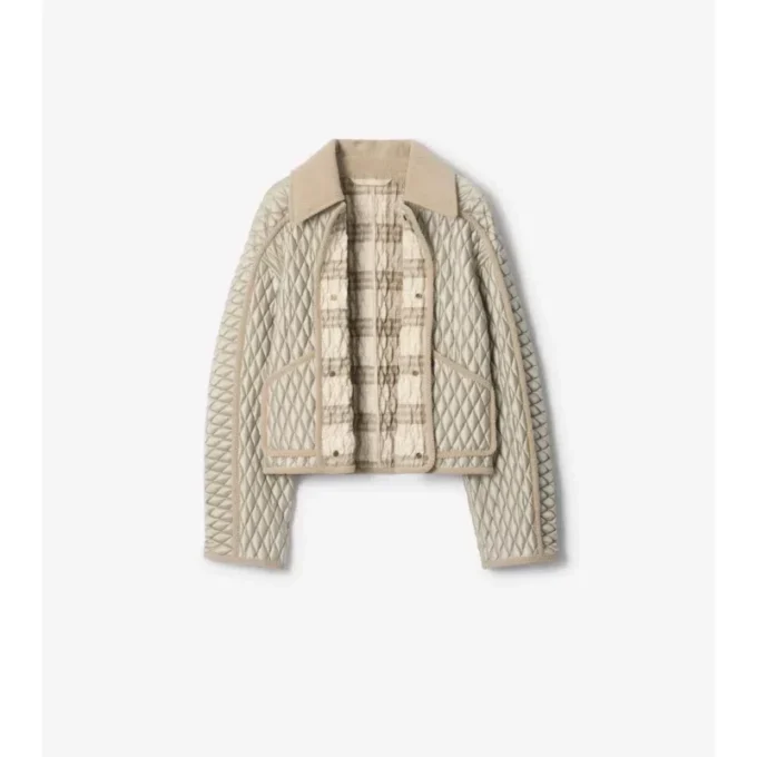 Kurze, gesteppte Floriston-Jacke aus Nylon