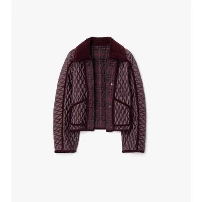 Kurze, gesteppte Floriston-Jacke aus Nylon