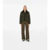 Kurze, gesteppte Nylonjacke