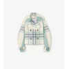 Kurze Ladybrook-Trenchjacke mit Karomuster 