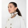 Kurze Mayfair-Trenchjacke aus Tropical Gabardine