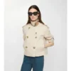 Kurze Mayfair-Trenchjacke aus Tropical Gabardine