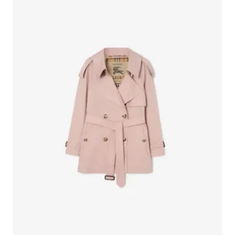 Kurzer Fitzrovia-Trench Coat aus Tropical Gabardine
