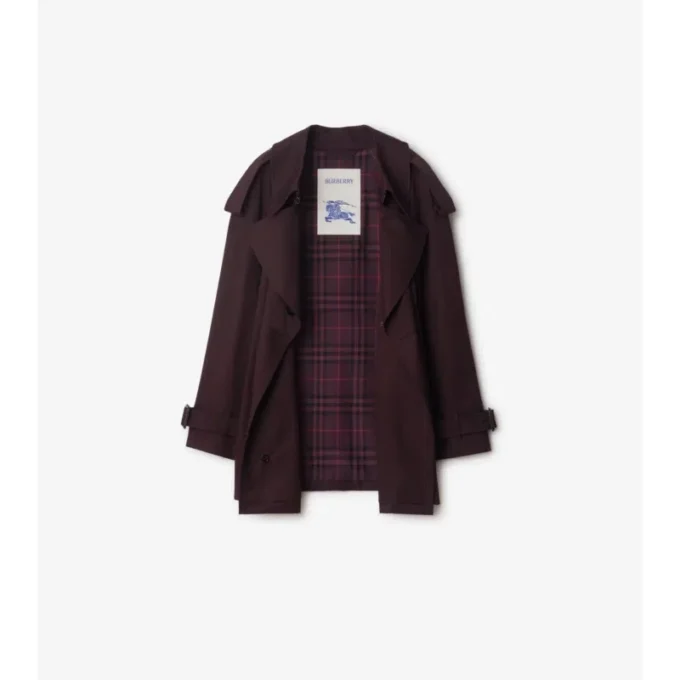 Kurzer Gabardine-Fitzrovia-Trench Coat