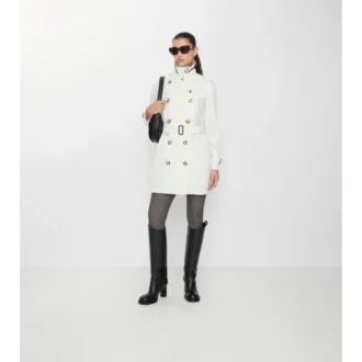 Kurzer Kensington-Trenchcoat aus Tropical Gabardine