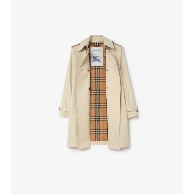 Kurzer Summerside-Trench Coat aus Gabardine 