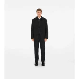 Kurzer Woll-Car Coat