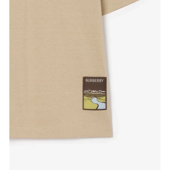 Landscape Label Baumwoll-T-Shirt