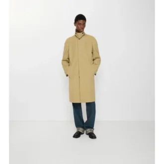 Langer Baumwoll-Car Coat